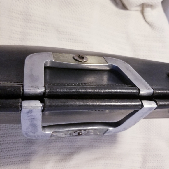 Bill Amberg studio rocket briefcase bag portfolio vintage black 17x12x5 - Picture 5 of 12